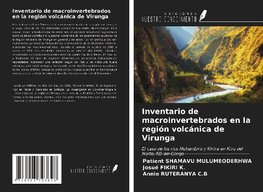 Inventario de macroinvertebrados en la región volcánica de Virunga