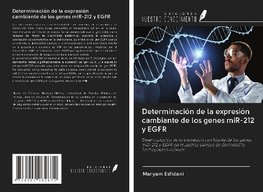 Determinación de la expresión cambiante de los genes miR-212 y EGFR