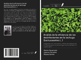 Análisis de la eficiencia de los desinfectantes en la lechuga (Lactucasativa L. )