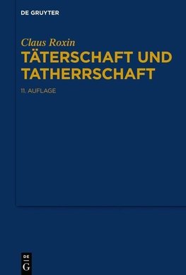 Täterschaft und Tatherrschaft