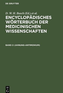 Encyclopädisches Wörterbuch der medicinischen Wissenschaften, Band 2, (Ahnung-Antimonium)