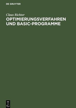 Optimierungsverfahren und BASIC-Programme