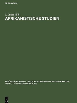 Afrikanistische Studien