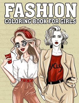 Fashion Coloring Book For Girls