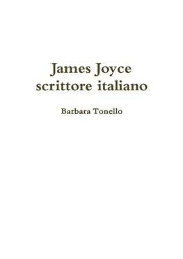 James Joyce scrittore italiano