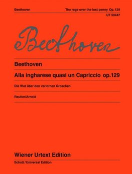 Die Wut über den verlorenen Groschen. op. 129. Klavier.