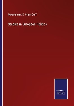 Studies in European Politics