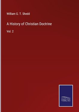 A History of Christian Doctrine