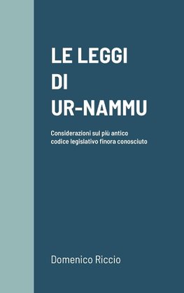 LE LEGGI DI UR-NAMMU