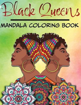 Black Queens - Mandala Coloring Book