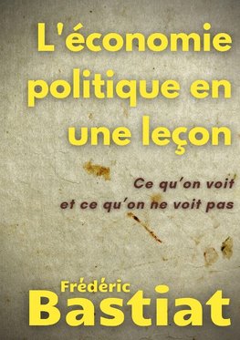 L'économie politique en une leçon