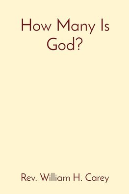 How Many Is God?