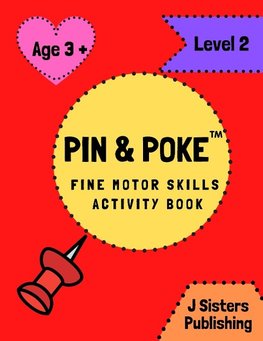 Pin & Poke Fine Motor Skills Activity Book Level 2