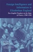 Foreign Intelligence and Information in Elizabethan England