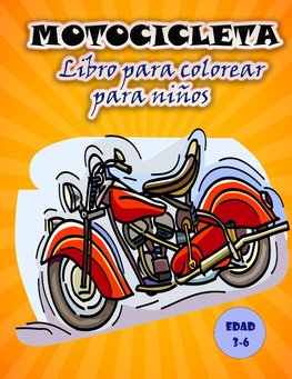 Libro para colorear de motos para niños