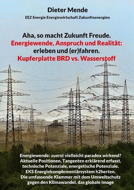 Aha, so macht Zukunft Freude. Energiewende, Anspruch und Realität: erleben und (er)fahren.