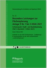 Besondere Leistungen zur Flächenplanung - Anlage 9 Nr. 1 bis 5 HOAI 2021 - Schwerpunkt Stadt- und Bauleitplanung (Teil 2 Abschnitt 1 HOAI 2021)