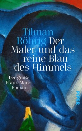 Der Maler und das reine Blau des Himmels