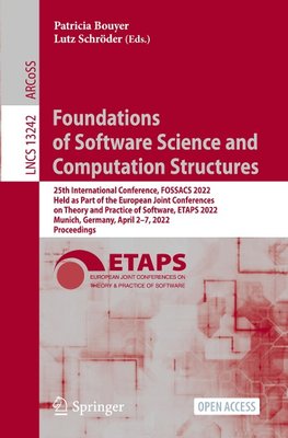 Foundations of Software Science and Computation Structures