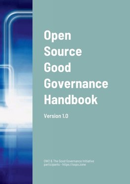 Open Source Good Governance Handbook