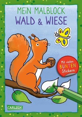 Mein Malblock: Wald und Wiese