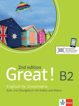 Great! B2, 2nd edition. Kurs- und Übungsbuch + Audios + Videos online