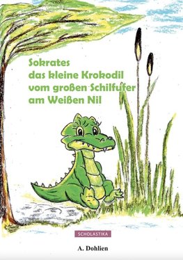 Sokrates das kleine Krokodil vom großen Schilfufer am Weißen Nil