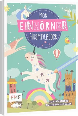 Mein Einhörner-Ausmalblock