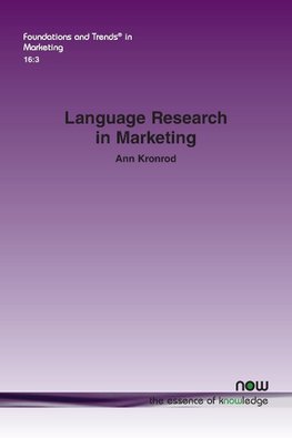 Language Research in Marketing