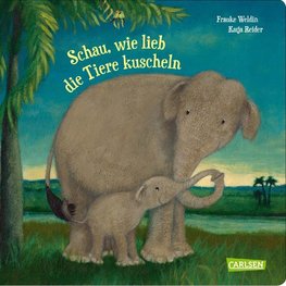 Schau, wie lieb die Tiere kuscheln