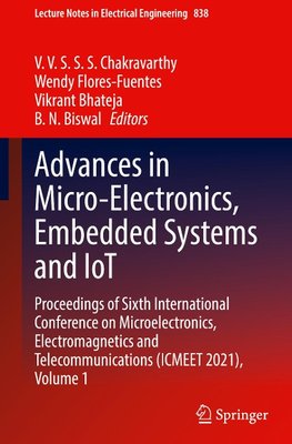 Advances in Micro-Electronics, Embedded Systems and IoT