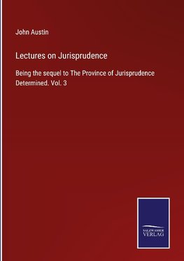 Lectures on Jurisprudence