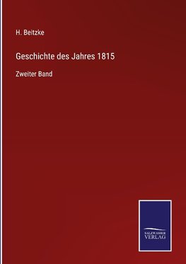 Geschichte des Jahres 1815