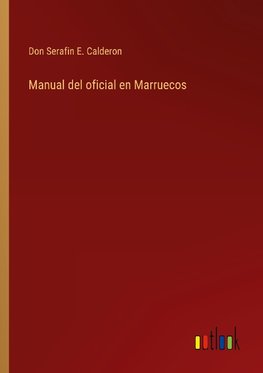 Manual del oficial en Marruecos