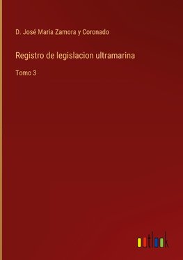 Registro de legislacion ultramarina