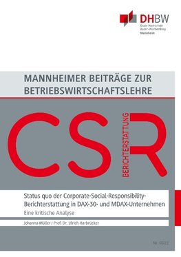 Status quo der Corporate-Social-Responsibility-Berichterstattung in DAX-30- und MDAX-Unternehmen