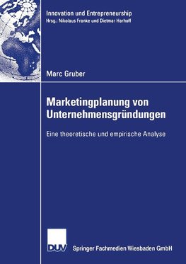 Marketingplanung von Unternehmensgründungen