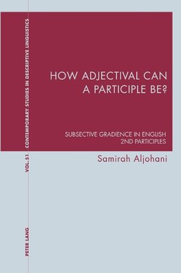 How adjectival can a participle be?