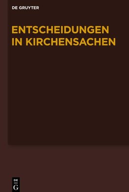 Entscheidungen in Kirchensachen seit 1946, Band 65, 1.1.2015-30.6.2015