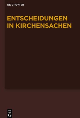 Entscheidungen in Kirchensachen seit 1946, Band 67, 1.1.2016¿30.6.2016