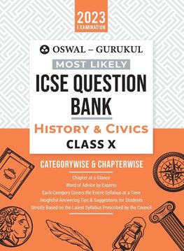 Oswal - Gurukul History & Civics Most Likely Question Bank