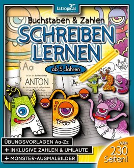 Buchstaben und Zahlen schreiben lernen ab 5 Jahren