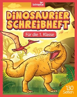 Dinosaurier Schreibheft für die 1. Klasse