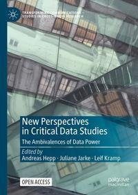 New Perspectives in Critical Data Studies