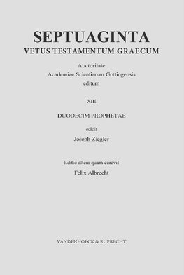 Septuaginta. Vetus Testamentum Graecum. Band 13