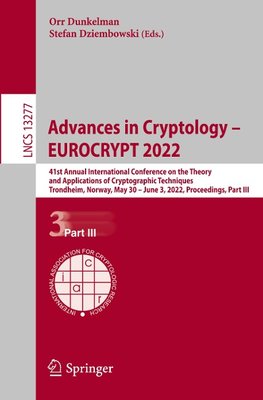 Advances in Cryptology ¿ EUROCRYPT 2022