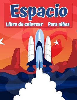 Libro para colorear espacio para niños