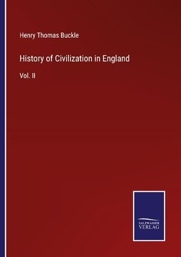 History of Civilization in England