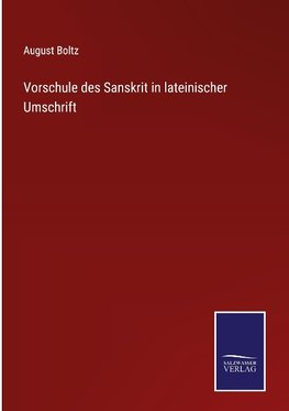 Vorschule des Sanskrit in lateinischer Umschrift