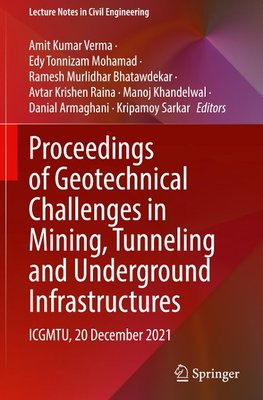 Proceedings of Geotechnical Challenges in Mining, Tunneling and Underground Infrastructures